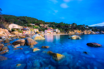 Fototapeta premium Forno Beach, Portoferraio, Elba Island, Italy 