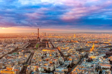 Foto op Plexiglas Parijs Eiffel tower, Paris.
