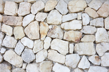 White stone gravel background texture. empty white stone texture