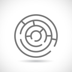maze round icon