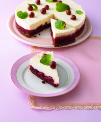 Cherry cheesecake
