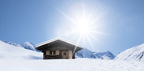 Winter in den Bergen