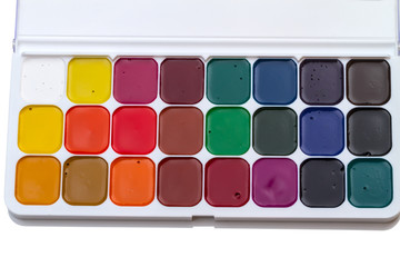 Box of new watercolors