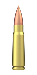 Cartridge of the AK-47 - Bullet 7.62x39mm  (3D model)