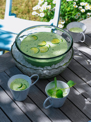 Zucchini gazpacho