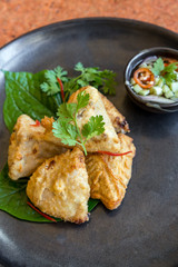 Fried taro