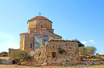 Fototapeta na wymiar Great Church of Jvari or Jvari Monastery is the georgian orthodox church