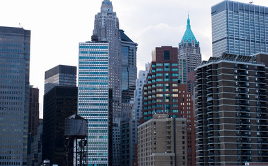 Fototapeta na wymiar Manhattan Skyscrapers