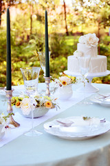 Wedding table decoration