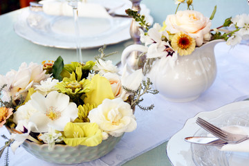 Wedding table decoration