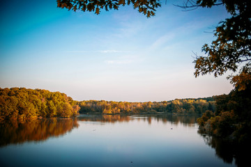 Obraz premium Morning on the Creek