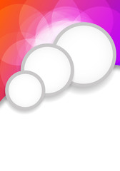 abstract bokeh flyer