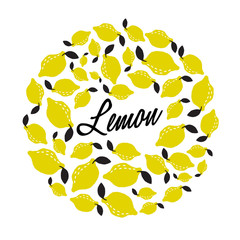 Seamless Doodle Fruit Background Pattern : Vector Illustration