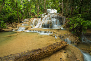 Mae Gae waterfall is located in Ngao district, Lampang province, Thailand. This waterfall is the main natural water supply for local agricultural plantation.