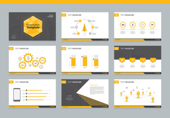 Page layout design template for presentation and brochure , Annual report, flyer and book page with infographic elements design