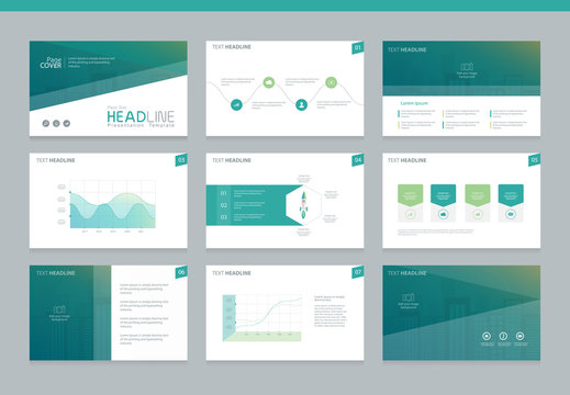 Page layout design template for presentation and brochure , Annual report, flyer and book page with infographic elements design