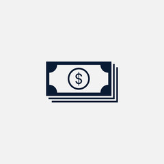 Money icon simple illustration