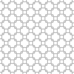 Seamless silver background for your designs. Modern vector ornament. Geometric abstract pattern