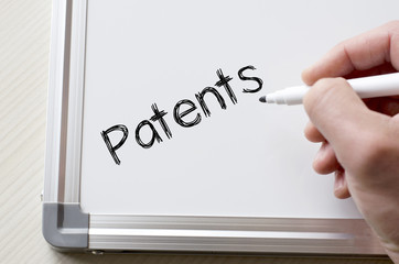 Patents written on whiteboard