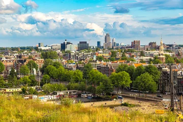 Türaufkleber Panoramic view of Amsterdam © Sergii Figurnyi