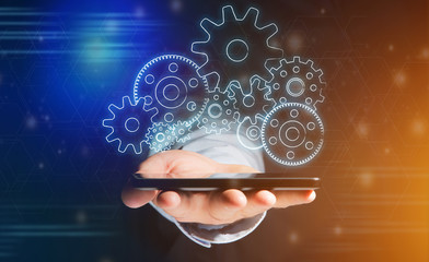 Concept of setting a technology interface with gear wheel - Tech