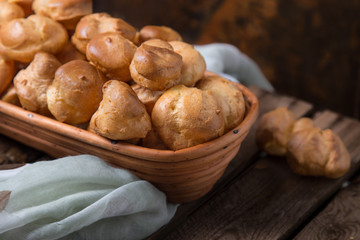 choux pastry puffs 