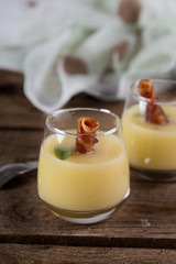 creamed potatoes finger food soup
