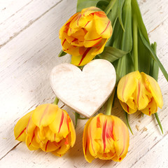 Tulpen mit Herz