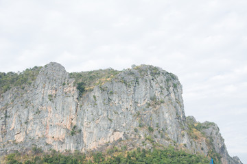 Stone mountain landscape background