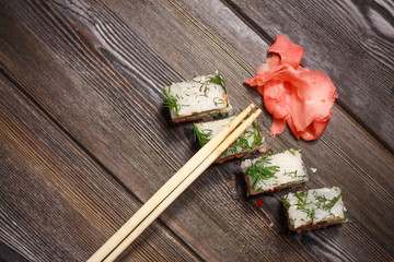 rolls, sushi close-up, asia