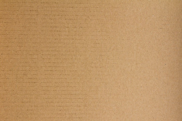 Closed up of brown cardboard paper background