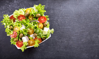 bowl of fresh salad