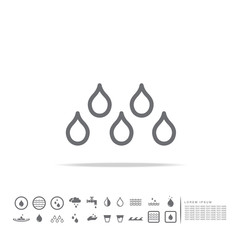 water drops icon