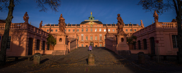 Beautiful Rastatt Schloss in Rastatt, Baden, Germany was an important place in the 1848 revolution