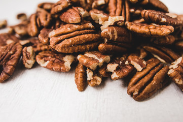 walnut half heap