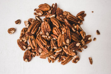 walnut half heap