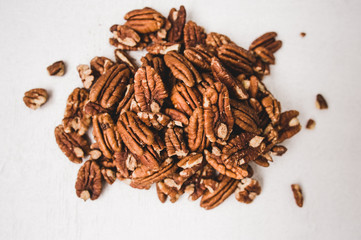walnut half heap