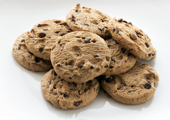 cookies on white plate
