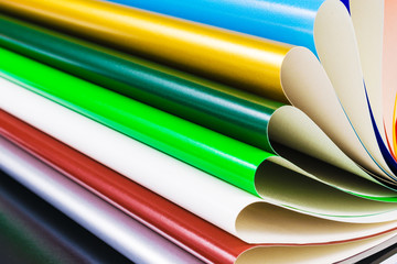 Colourful Paper isolated on white