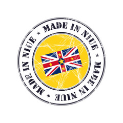 Made in Niue rubber stamp