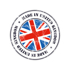 Made in United Kingdom rubber stamp
