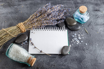 Spa treatment - body care. Lavender aromatherapy