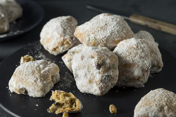 Homemade Christmas Stollen Cake Bites