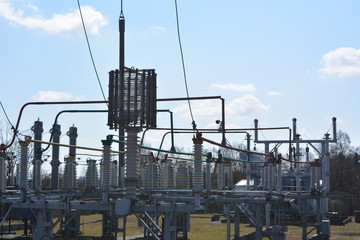 transformer substation, electrical installation, voltage, industry, energy 