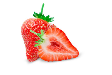 Strawberry isolated on white