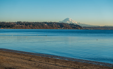 Rainier Across The Water