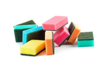 Kitchen sponge close up