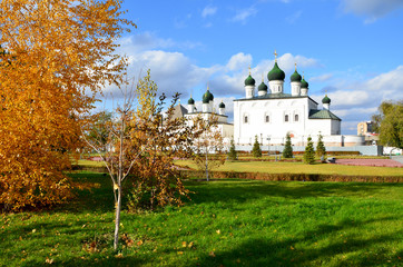 Astrakhan Kremlin, Russia. The Cathedral of the monastery of the Trinity