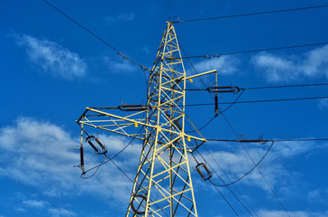 Linia wysokiego napięcia - high voltage power line