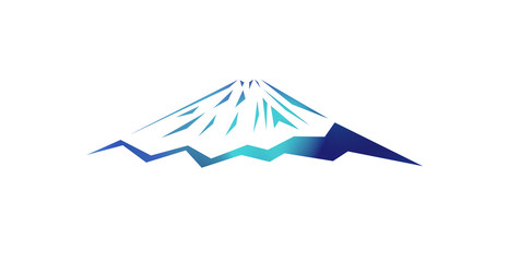 Logo mountain (Fuji).